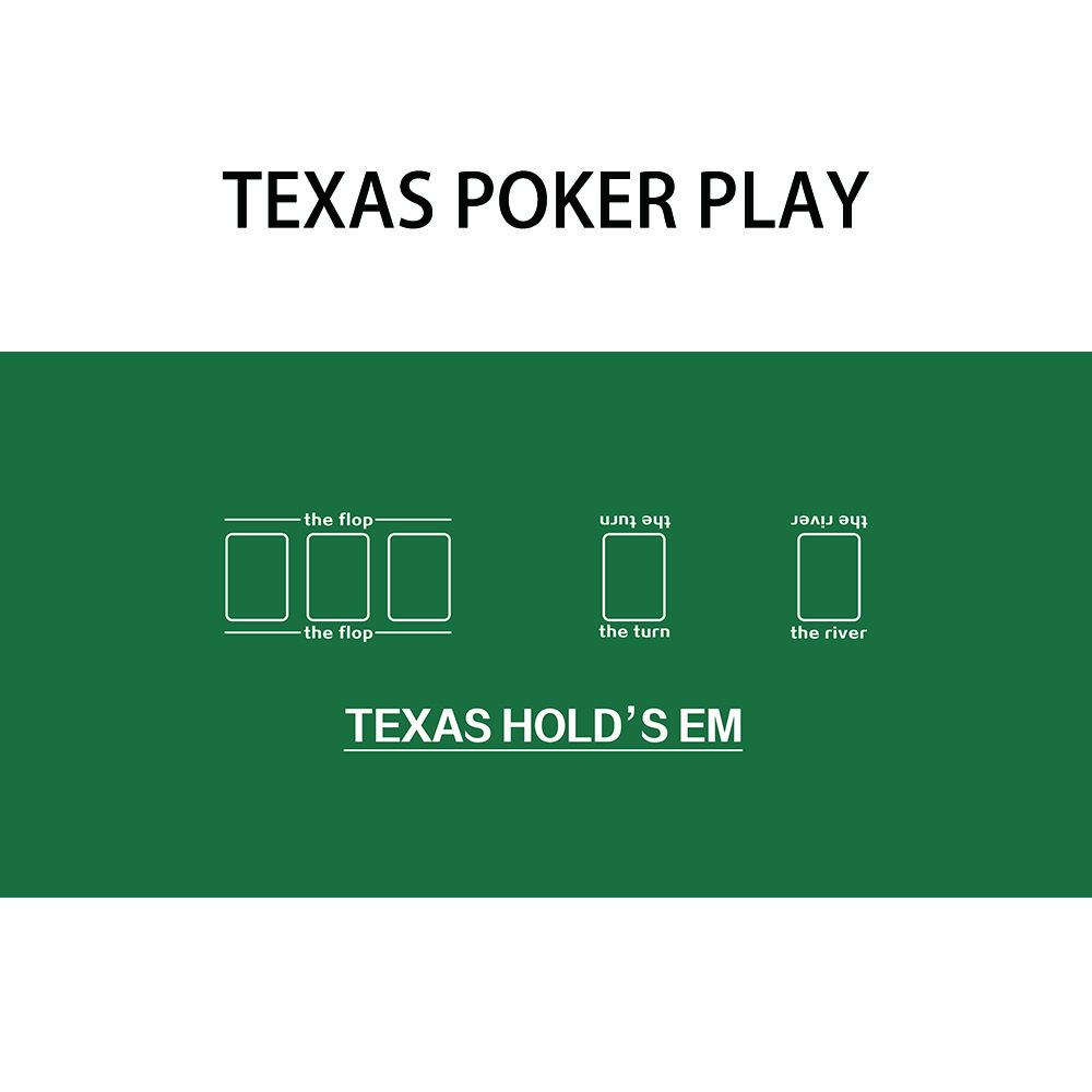 Texas Poker 180*90*0.2 cm Chips Non Woven Tablecloth Texas Size Point Table Poker Mat Suppliers