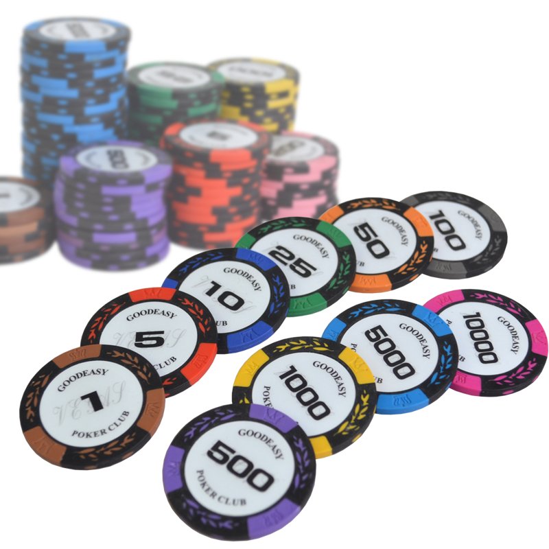 Custom High Quality 600/1000pcs Texas Poker Set Casino Poker Clay Luxury Acrylic Chips Set
