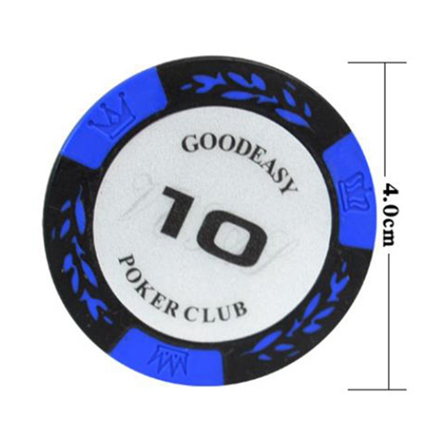 14g Wholesale High Quality Casino Ceramic Clay ABS Poker Chips Custom Printed Logo Clay Chips Ceramic Chip