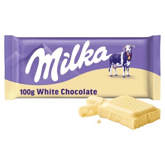 Best Milk Chocolate MILKA White, 100g Bars 100% Alpine Milk for sale and export