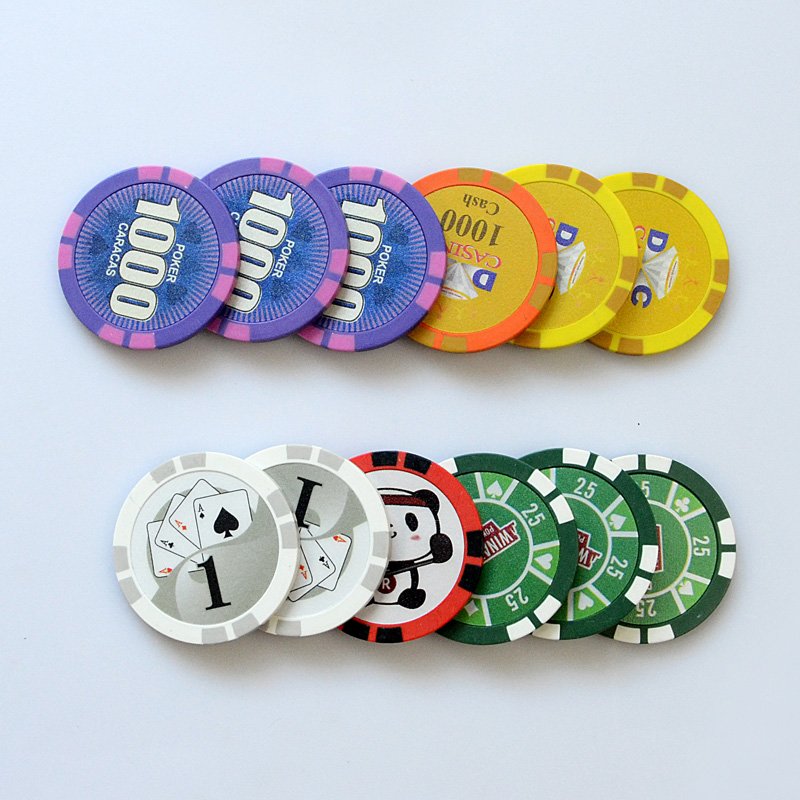 Customize Casino Entertainment Plastic Professional Premium Clay EPT Custom Ceramic Poker Chips