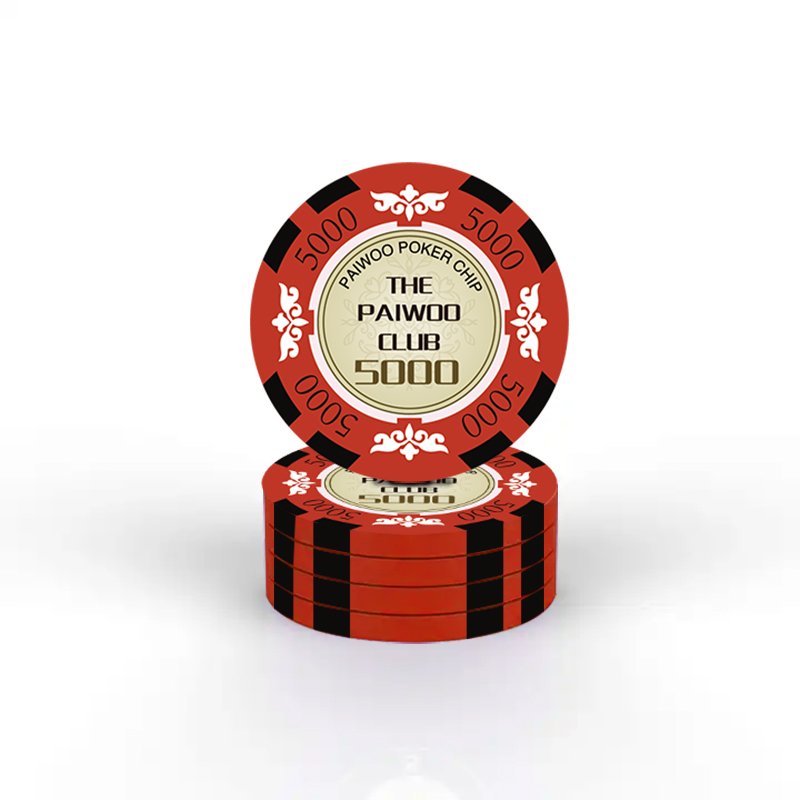 poker chip ceramic chip 39 43 49 60mm