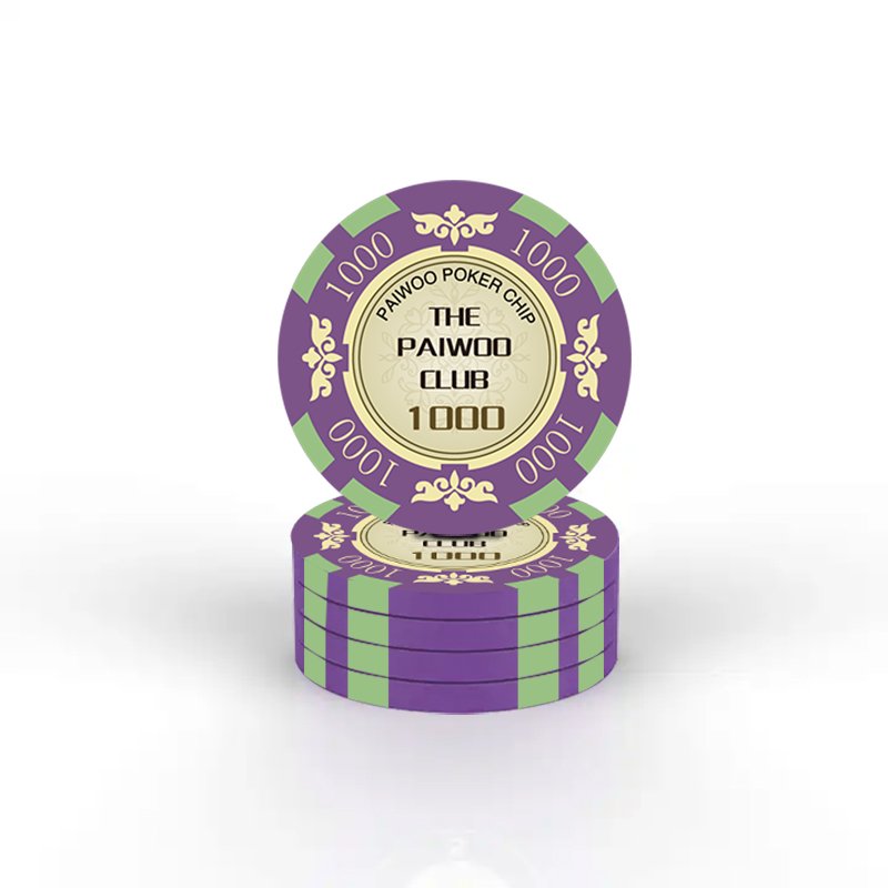 poker chip ceramic chip 39 43 49 60mm