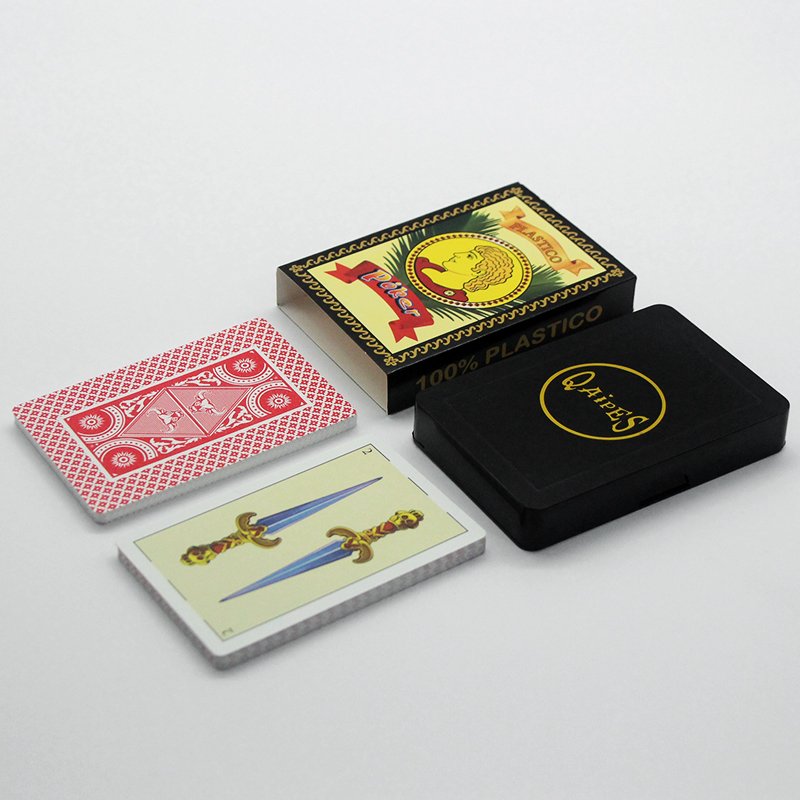 2022 New Wholesale Custom Spanish Playing Card Germany French Italian Russian Paper Playing Cards Poker With Box