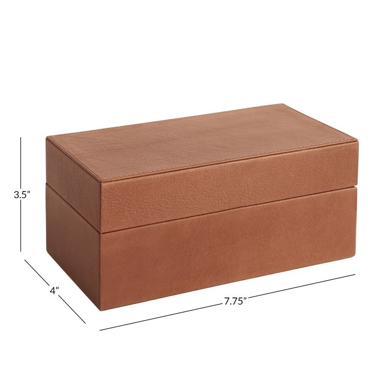 High quality wholesale Deluxe Travel Portable custom Brown leather poker chip set box with case