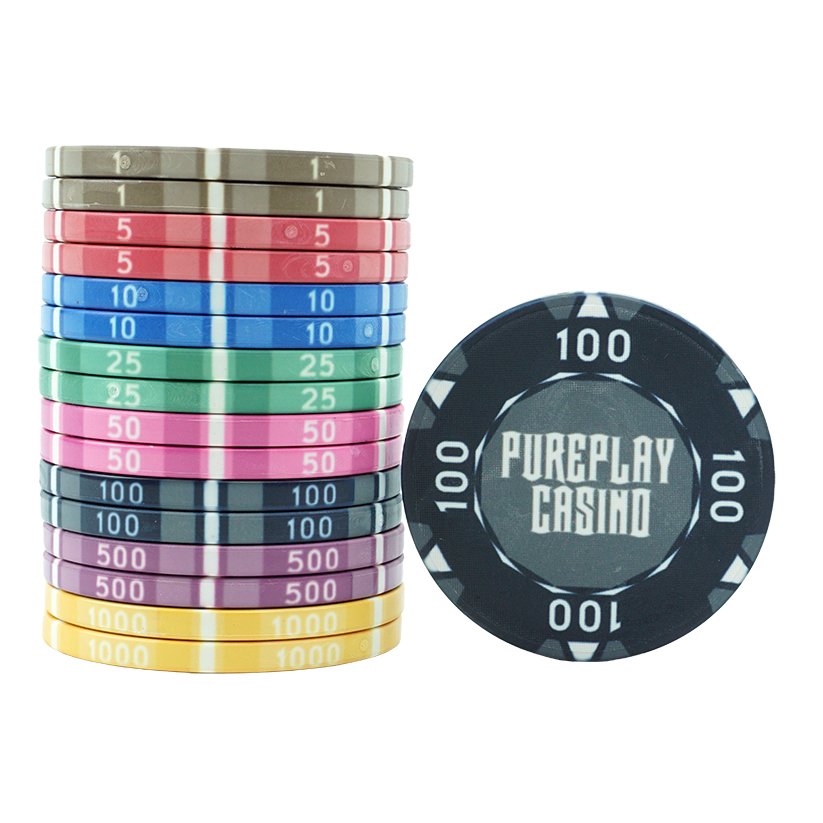 Hot selling 10g ceramic poker chips golf tournament size 39 43 45 46 50 52mm any logo design factory custom for casino game