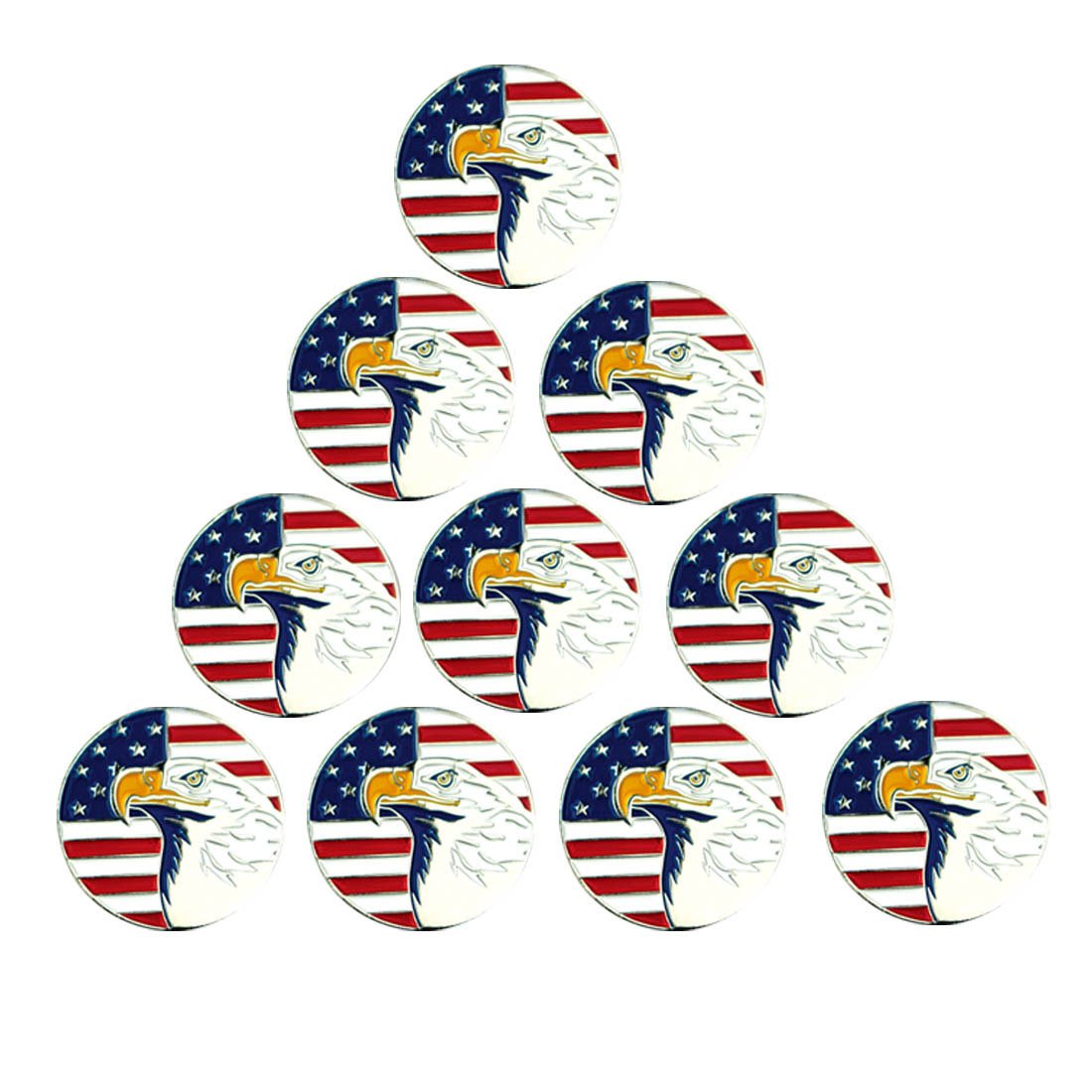 custom logo golf ball marker for golf divot too hat clip and poker chip