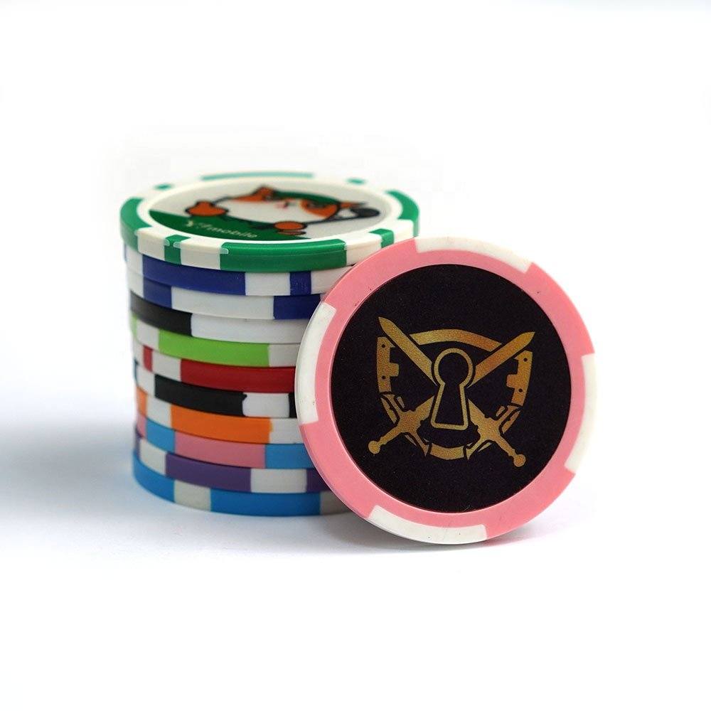 Wholesale Board Game Custom Logo Personalized Blank Casino Clay Ceramic Poker Chip Set