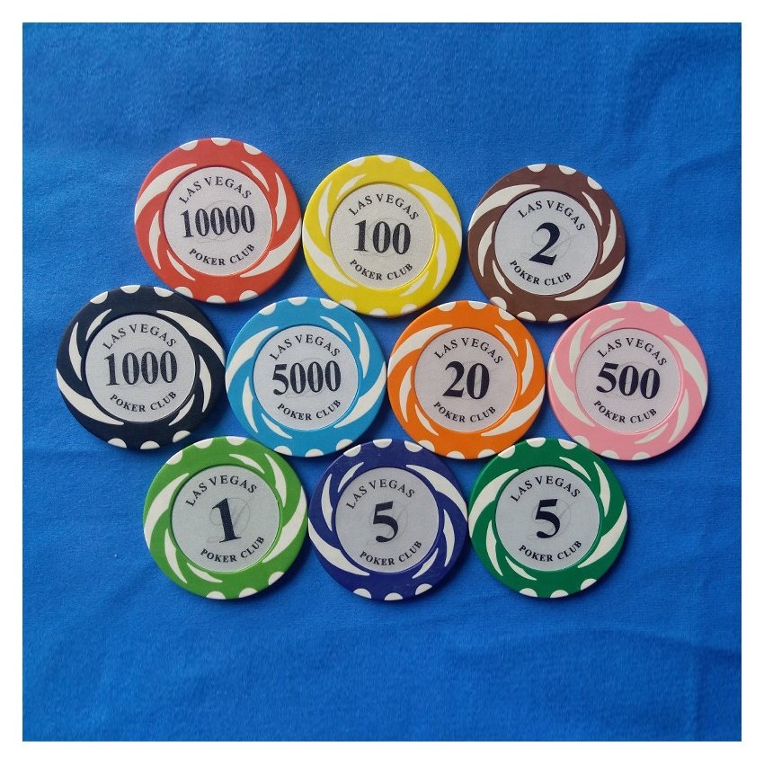factory supply custom 14g Clay Poker Chips casino club gambling sticker poker chips