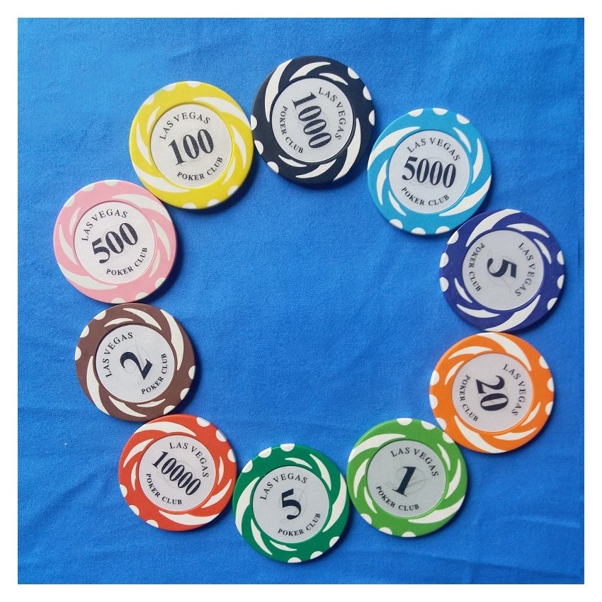 factory supply custom 14g Clay Poker Chips casino club gambling sticker poker chips