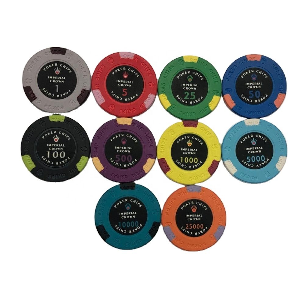 10G New Ceramic Poker Chip With Unique Design