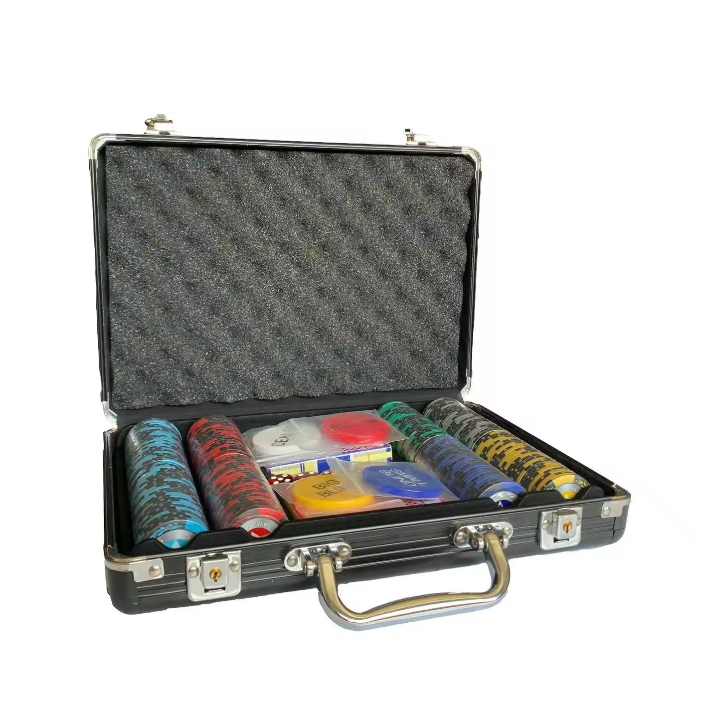 High-End Casino-Grade Poker Chips Set Exclusively Designed for Professional Players
