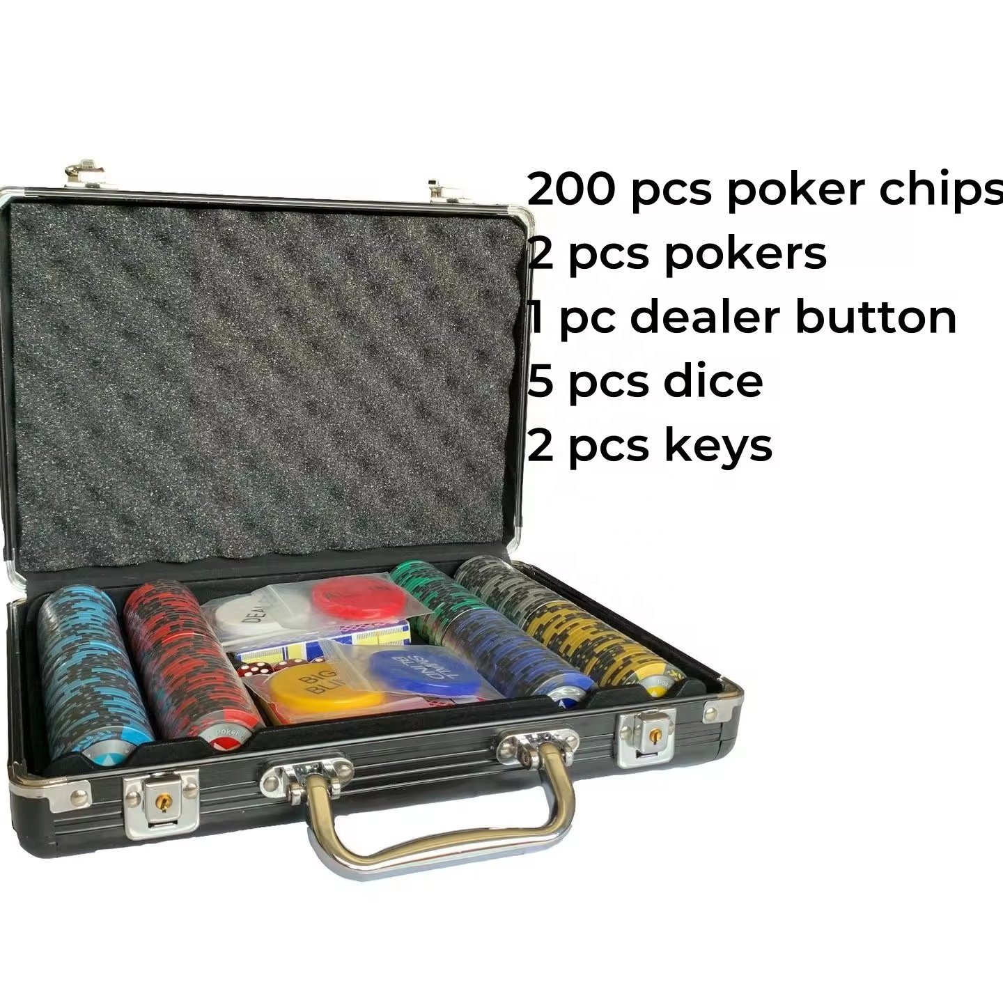 High-End Casino-Grade Poker Chips Set Exclusively Designed for Professional Players
