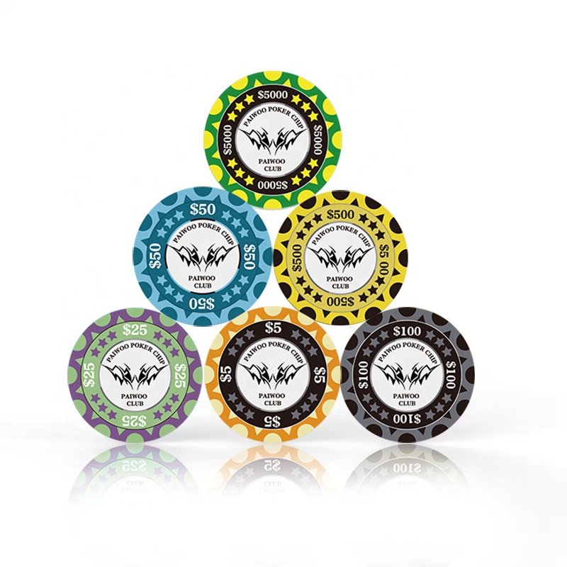 High-End Casino-Grade Poker Chips Set Exclusively Designed for Professional Players