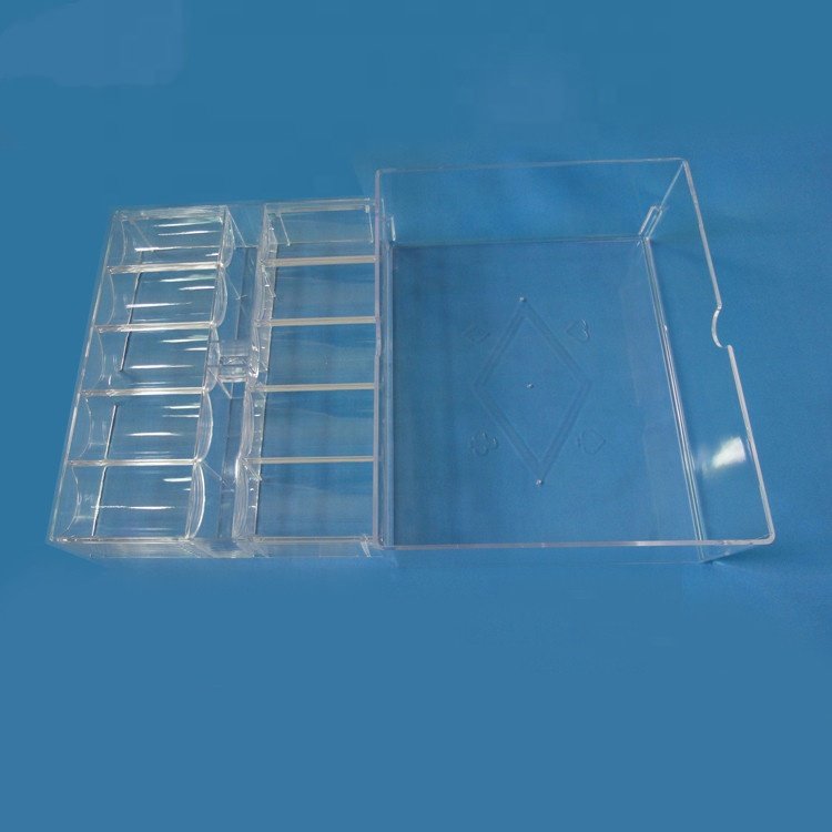 200PCS acrylic poker chip tray BOX wholesale
