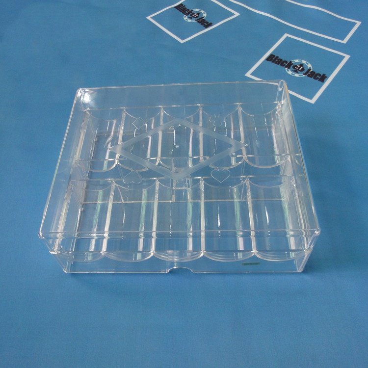 200PCS acrylic poker chip tray BOX wholesale