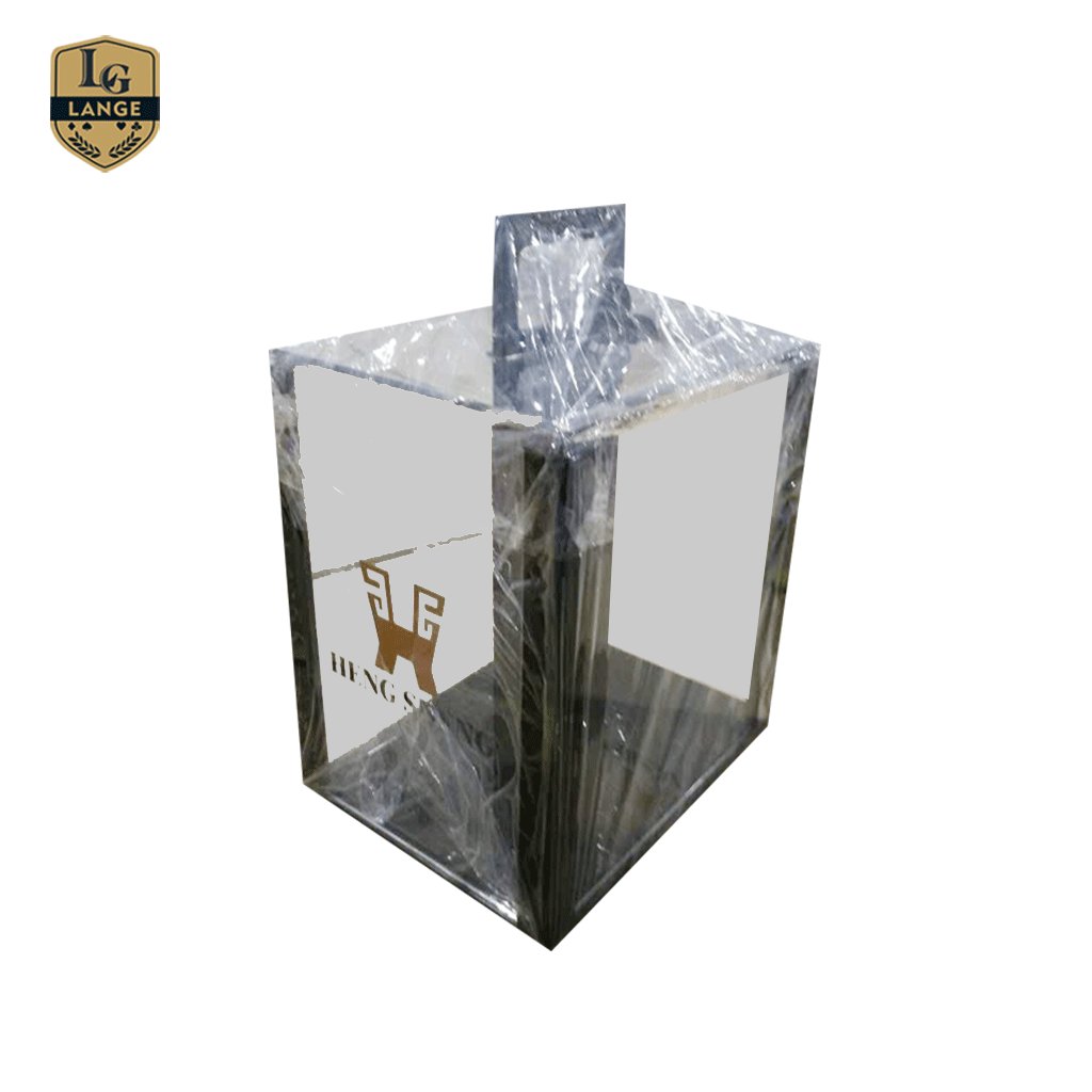 1000 PC Acrylic Custom Poker Chips Carrier with Poker Chip Tray