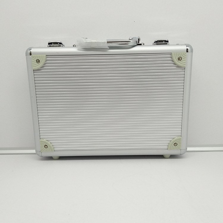 200 Chip Box custom poker chips set display box sample box Silver aluminum small portable toolbox instrument equipment