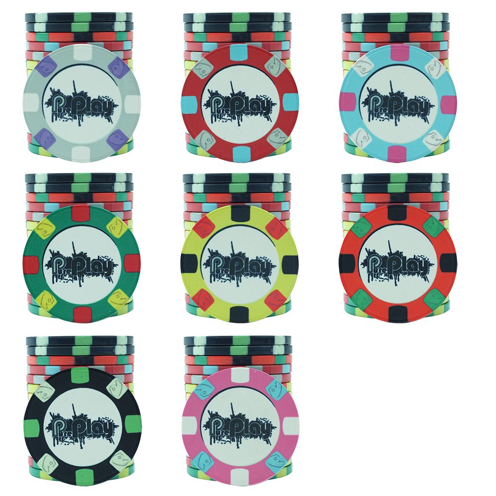 Free Design Factory Price Casino Poker+chips Ceramic Material Chip Poker 39*3.5mm With No Value For Sale