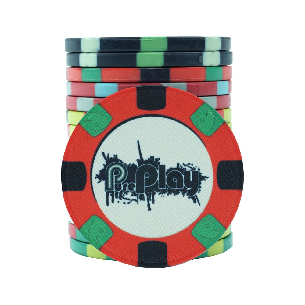 Free Design Factory Price Casino Poker+chips Ceramic Material Chip Poker 39*3.5mm With No Value For Sale