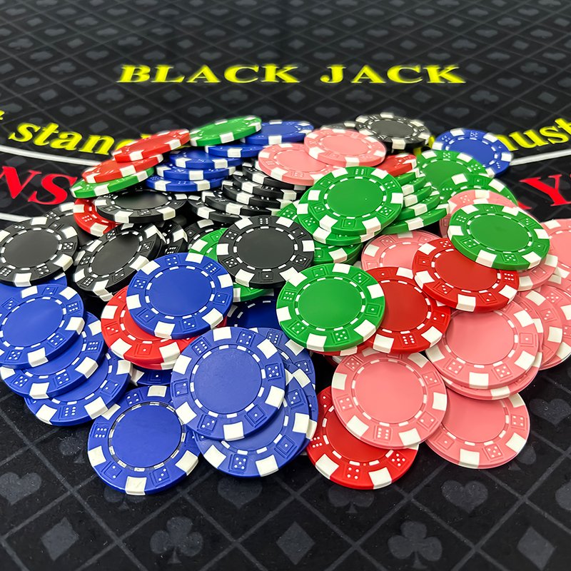 Cheap 40mm ABS Casino Poker Chips Coins 11.5g Professional for Table Game Gambling Token