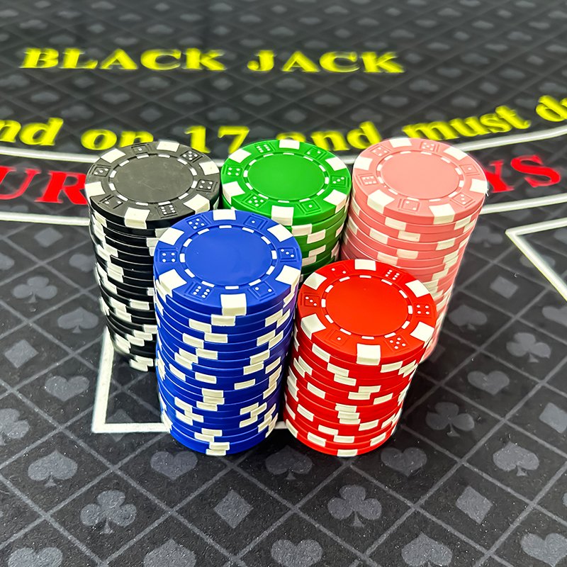 Cheap 40mm ABS Casino Poker Chips Coins 11.5g Professional for Table Game Gambling Token
