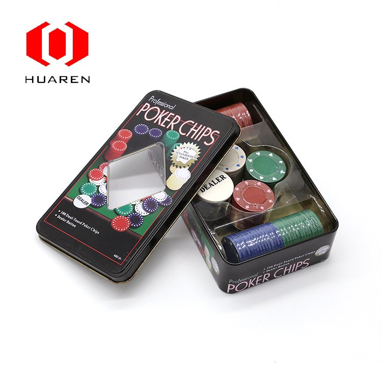 Casino style Gambling games professional 100 pc cheap poker chips set