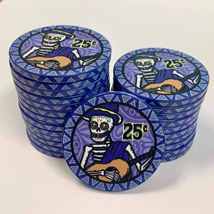 Fully customisable Professional Ceramic Material Poker Chips 10g and 40MM poker chips with customised design colour and logo