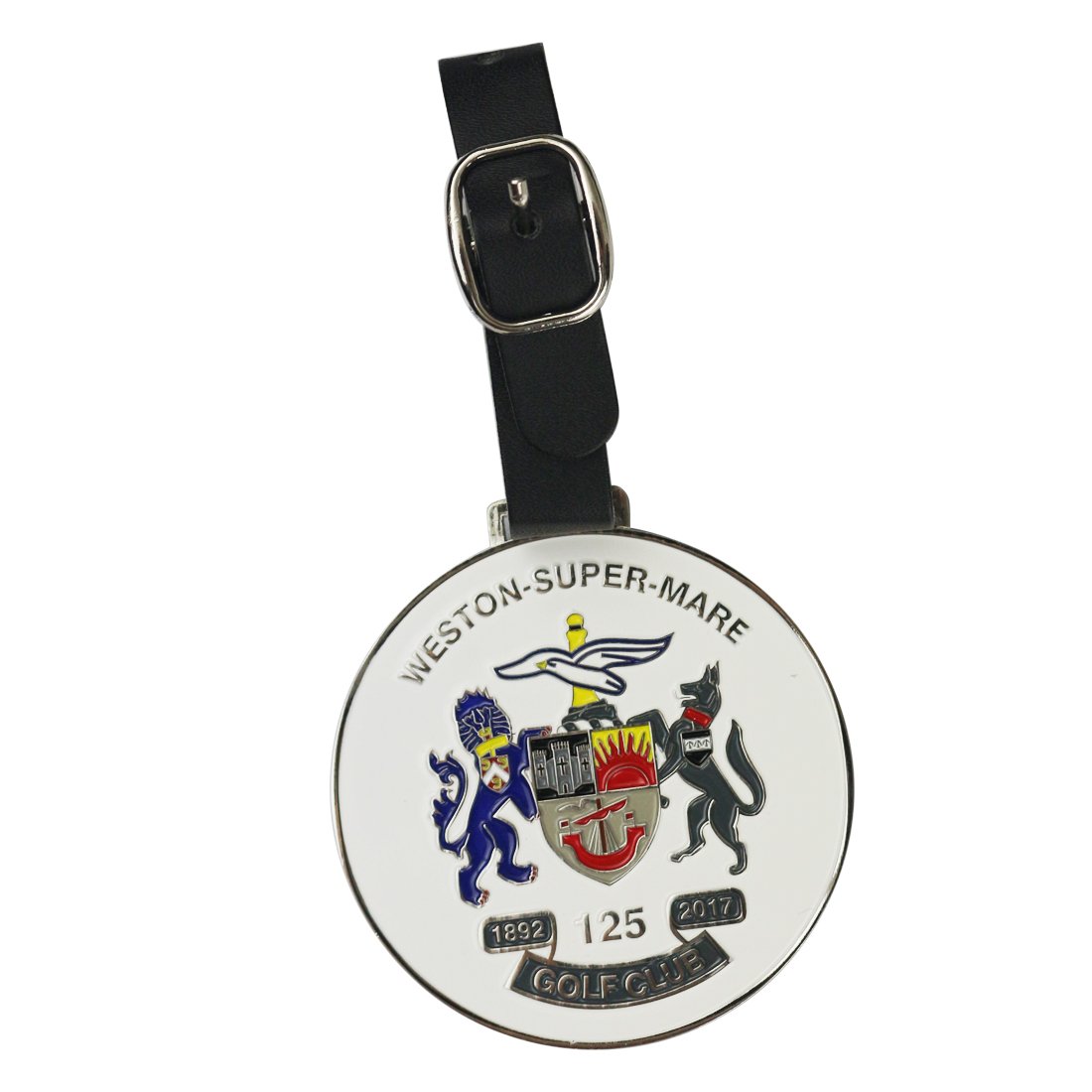Custom magnetic golf hat clip and golf ball marker gift box set packing for club member