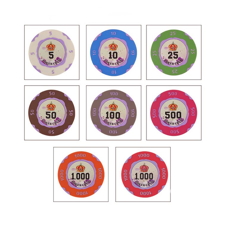 Custom Wholesale Square Gold Football Monte Carlo Paulson Blank Poker Chips Professional Poker Game Set