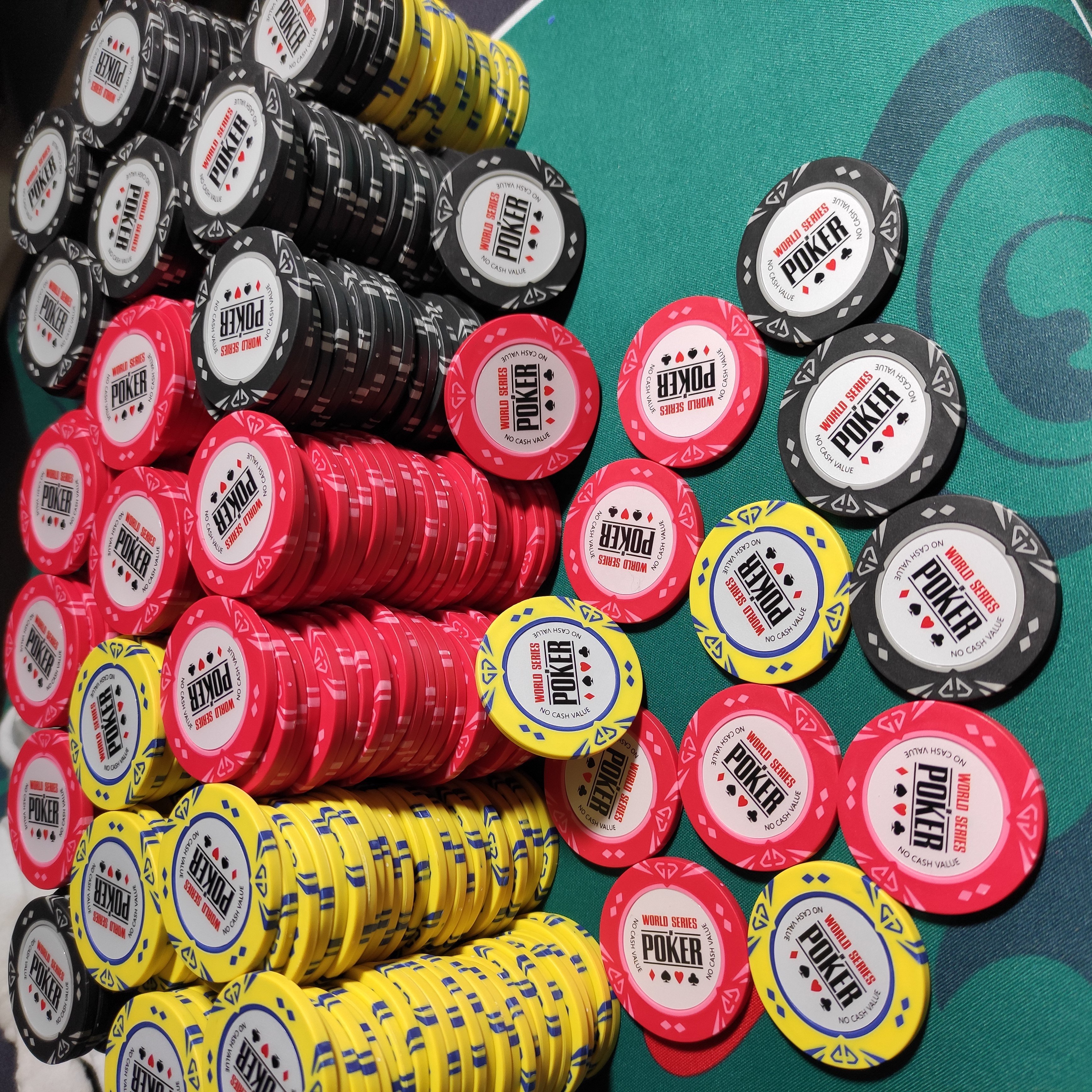 Poker set 500 with 14g crown poker chips