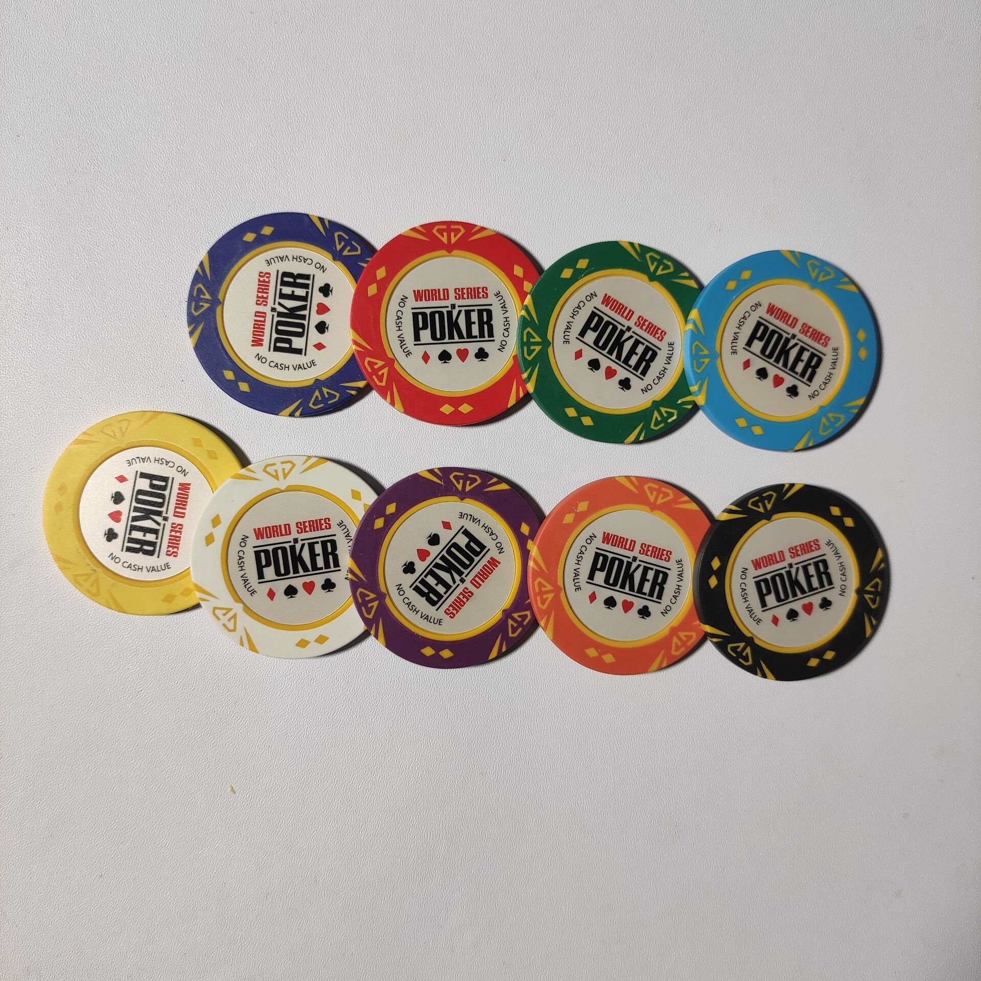 Poker set 500 with 14g crown poker chips