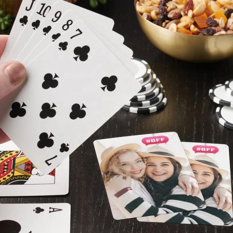 Waterproof Board Colorful Plastic Playing Cards Family game poker cards