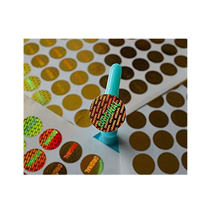 Holographic print sticker hologram void poker chip At Wholesale Price
