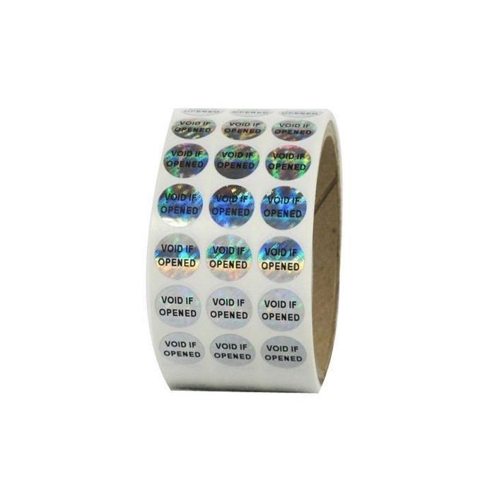 Holographic print sticker hologram void poker chip At Wholesale Price