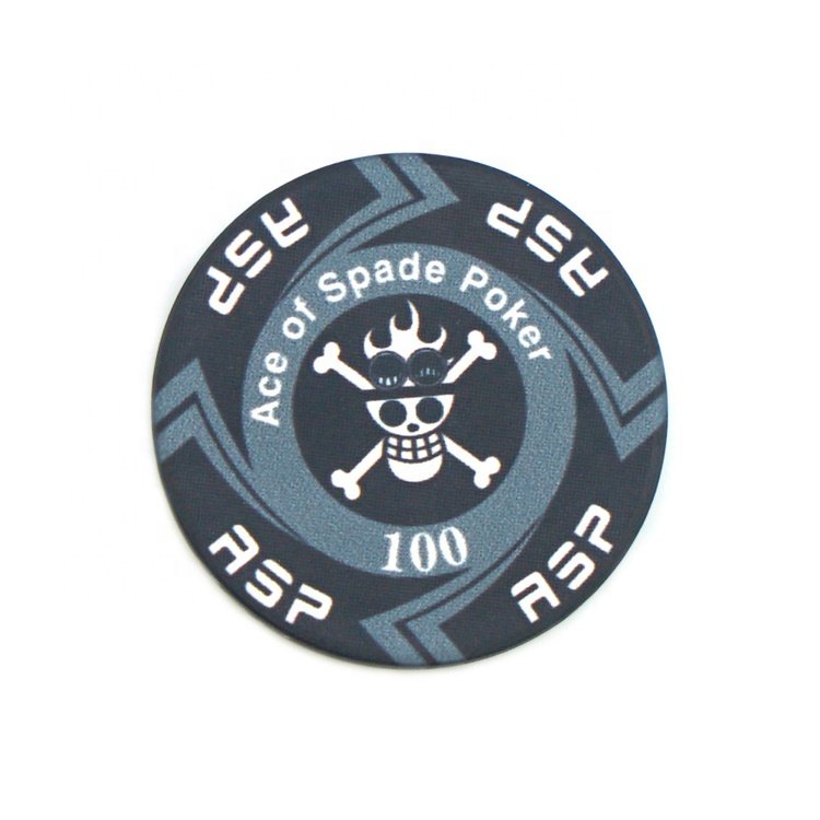 Wholesale Custom Isolated Souvenir Coin Size Game Gambling Props Dice Clay Poker Chips Casino Token