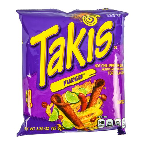 Wholesale price Takis Fuego Rolled Tortilla Chips, Hot Chili Pepper Artificially Flavored