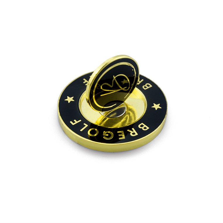 High Quality Custom New Logo Customize Hard Enamel Golf Accessories Ball Marker