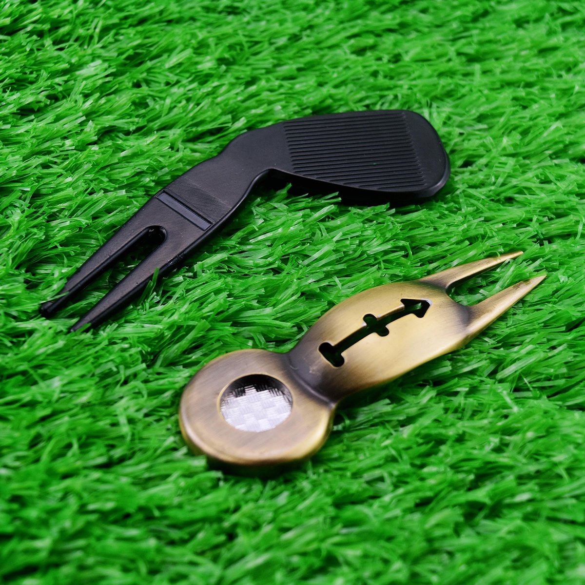 High Quality 2 sided custom logo magnetic poker chip ball marker for golf
