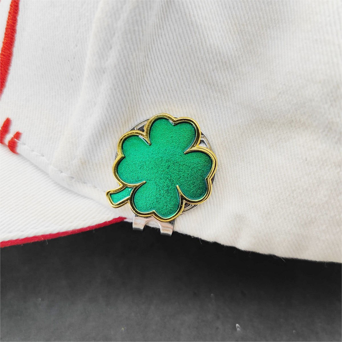 High Quality 2 sided custom logo magnetic poker chip ball marker for golf