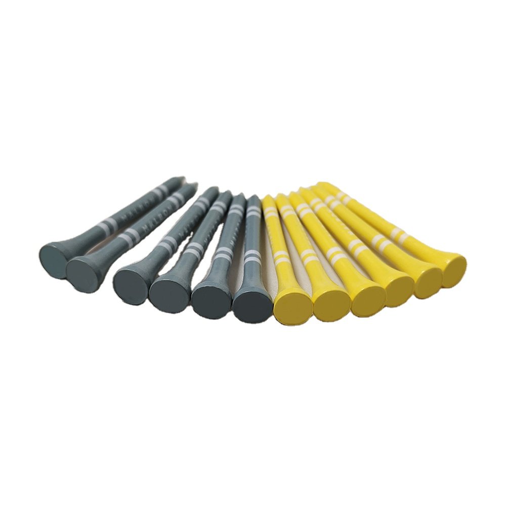 Wholesale Customized Bamboo Stable Printed Logo OEM Carbon Fiber Flexible Magnet Golf Ball Tee Golf Accessories Golf Tee