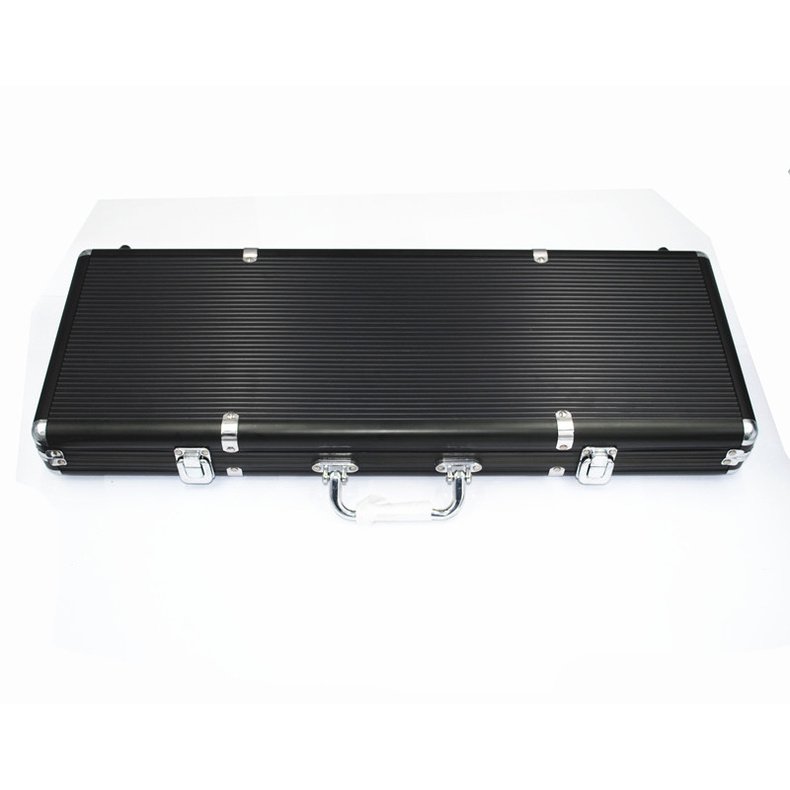 Fancy black 500 casino poker chip set