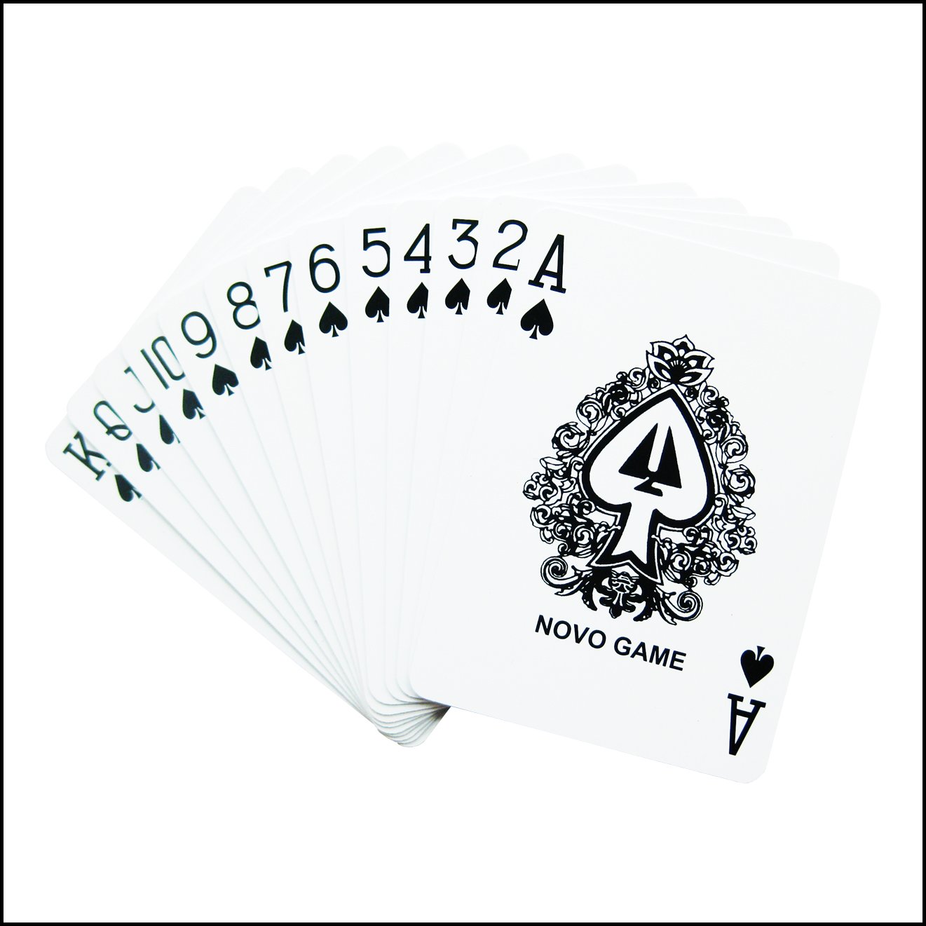 Plastic poker club 54 sheets plus one red slice