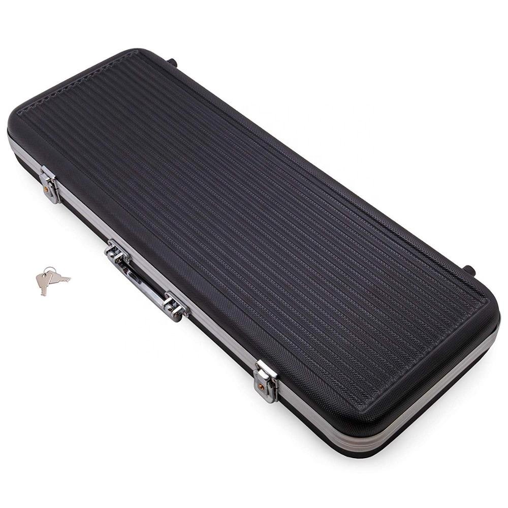 500 ct. Poker Chip Case | Includes ABS Case with Room for Two Decks, and poker Chips | Portable, Sturdy Case