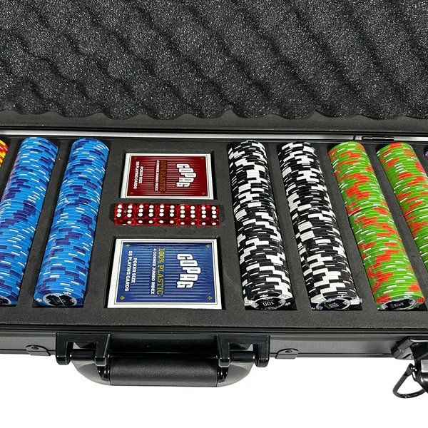 Aluminium Black 500 1000 PRO Poker Case