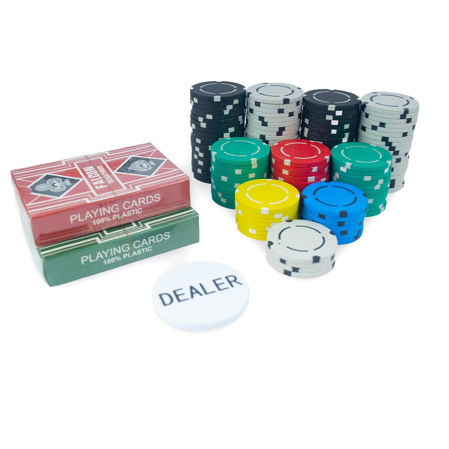 Casino quality clay poker chip with customised colour and logo in lay 14 gm casino chip