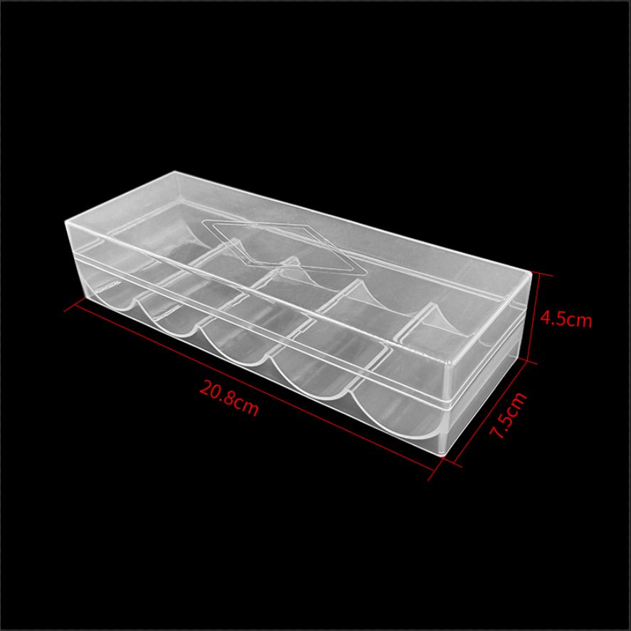 Crown Texas Hold'em Mahjong Clay Chips Set Guandan Card Game Tablecloths Aluminum Case Embedded Iron Tablets Plastic Poker Chips