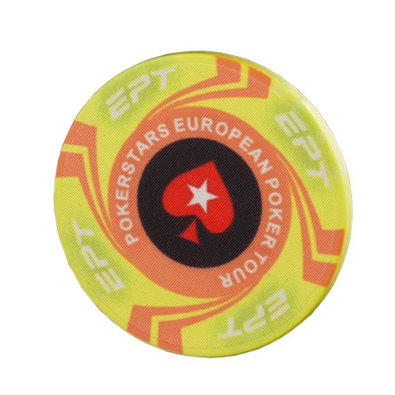 custom high quality ceramic ept /wpt professional poker chips set