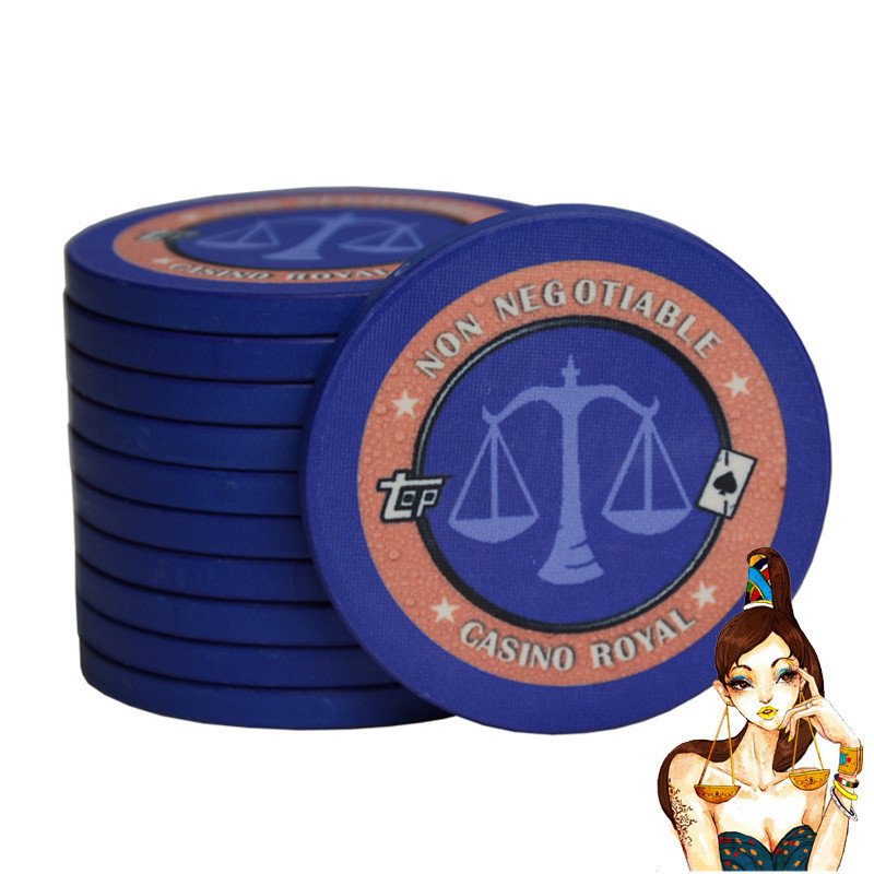 12 Constellations Casino Royal Ceramic Coins Customized Taxes Hold'em Black Jack 10g Ceramic Poker Chips