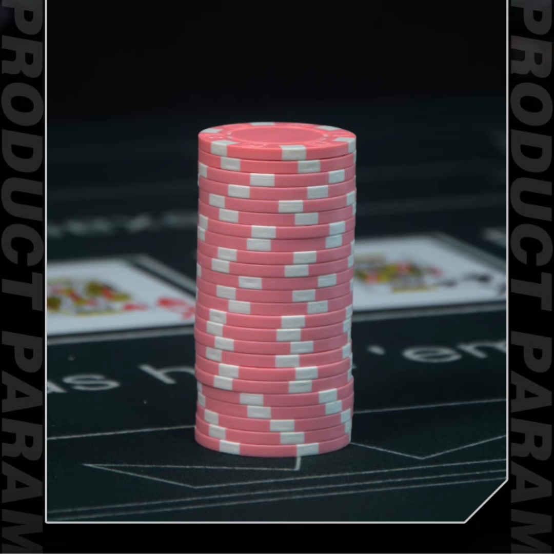 custom color 11.5g Clay Composite Dice Striped Casino Poker Chips Professional Poker Chips
